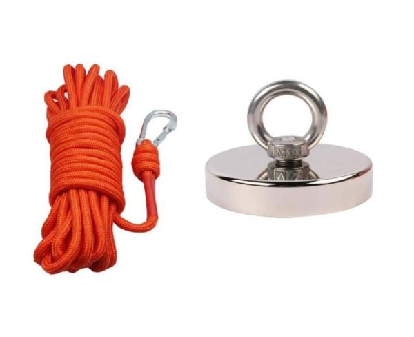 Treasure Hunting D75 D90 Super Strong Metal Detector Magnet with Eyebolt Tolerance ±5%