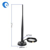 Antena magnética da montagem do conector macho 4G LTE de SMA com cabo LMR195