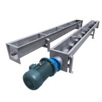 Transporte de parafuso industrial da calha SUS304 de U para o transtorte esmagado da lama da grão