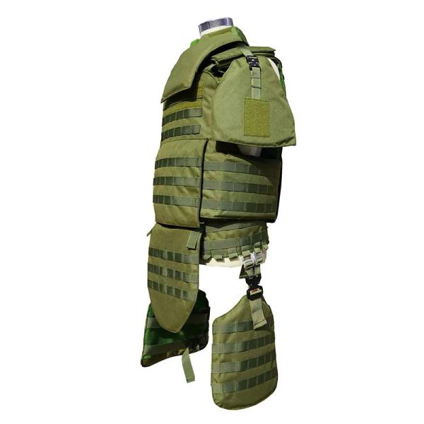 Military Issue Bulletproof Vest Full Body Laser Cut Molle System Camo Soft Plate 3a
