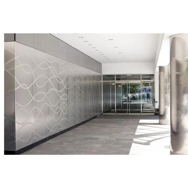 304 316 201 Stainless Steel Decorative Interior Wall Cladding For Office Building
