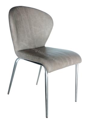 Unité centrale adaptée aux besoins du client dinant l'éponge de haute densité de jambes plaquée par Chrome de chaises