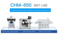 Impressora semi auto da pasta de 3250 soldas, máquina do lugar da picareta CHM-650