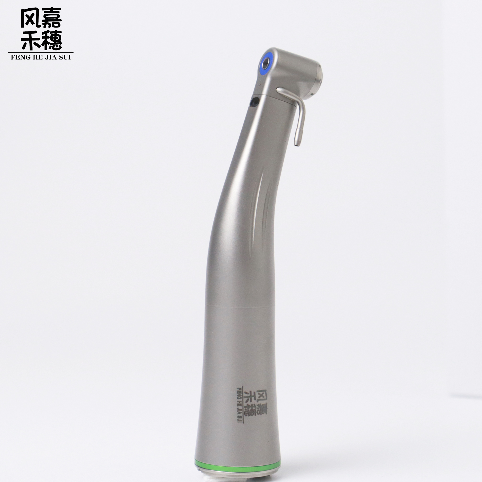 Stainless Steel Dental Low Speed Handpiece with Fiber Optic Illumination and Imported Ceramic Bearings for Smooth 20:1 Contra Angle Performance