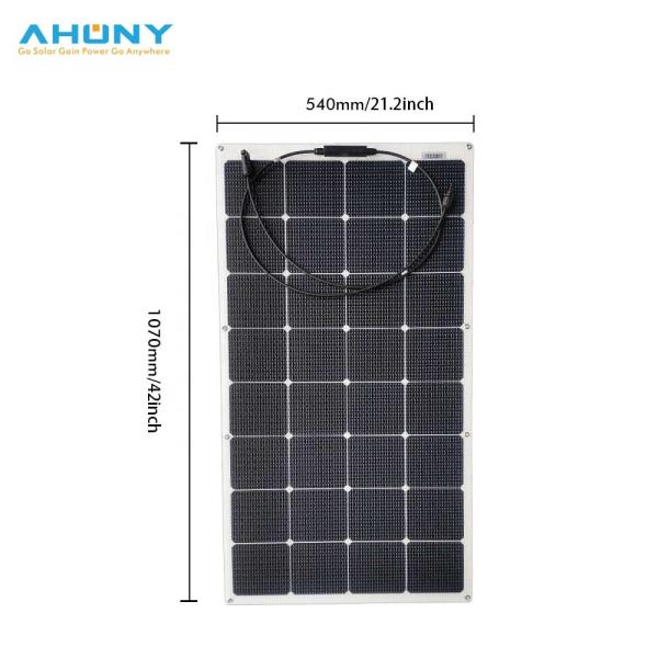 120w 12V фотоэлектрическая лодка балкон пластик тонкий прозрачный гибкий изгибаемый солнечные панели PV поставщик производитель поставщик