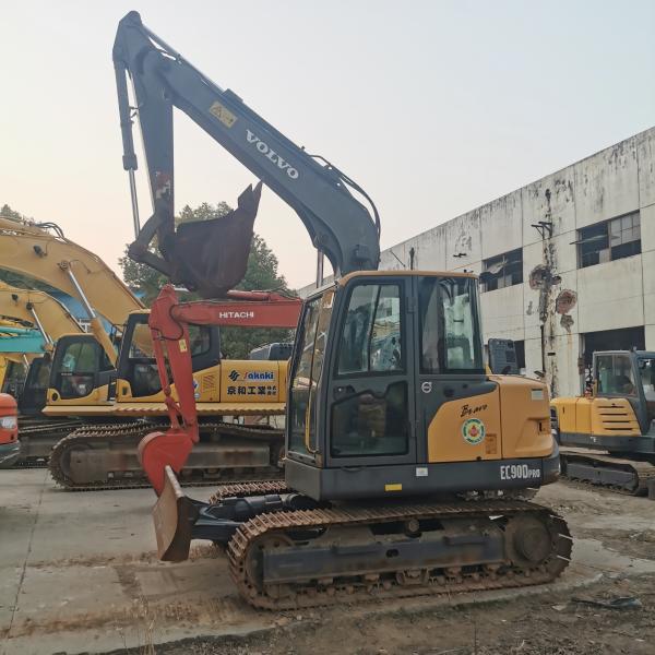 L'année 2021 Corée original de petite 9 tonnes Volvo ec90 utilisé de la pelle avec 800 heures de travail
