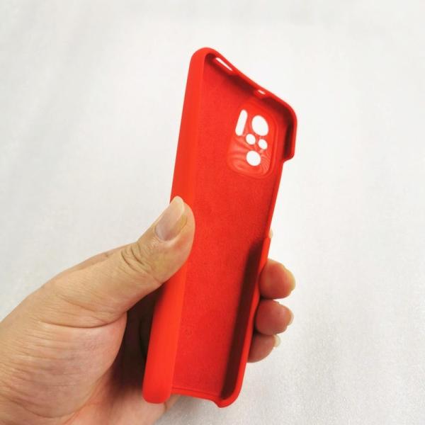 Silky Liquid Silicone Cell Phone Protective Covers For Redmi Note 10 10S 4G