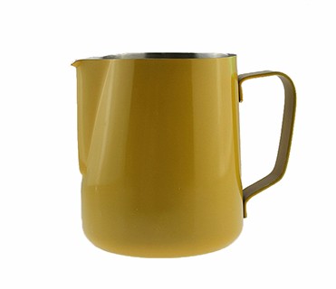 2017 new design coffee accessory colorful stainless steel milk jug milk pitcher