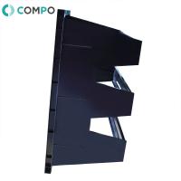 F7 F8 F9 H10 V Banque des cadres de filtres à air en plastique ABS pour la ventilation industrielle