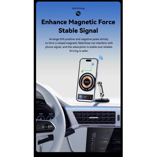 ESSAGER ES-ZJ25 Series 15W Magnetic Car Phone Mount Holder