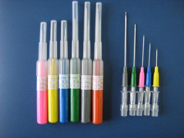 Surgical Disposable IV Plastic Cannula Needle Intravenous Catheter Pen Shape Model