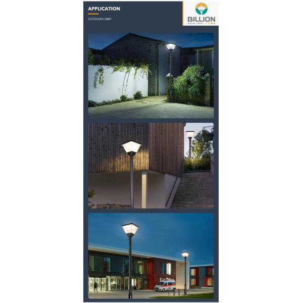 света приведенные сада заливки формы 3.2V 12000mAh алюминиевые солнечные для общин дворов