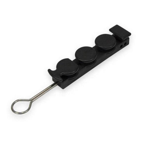 FTTH Drop Fiber Plastic Flat Cable Clamp Fiber Optic Accessories