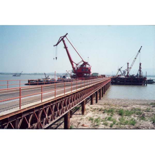 Мост перепада высоты 4.5m мостов Prefab большой пяди стальной