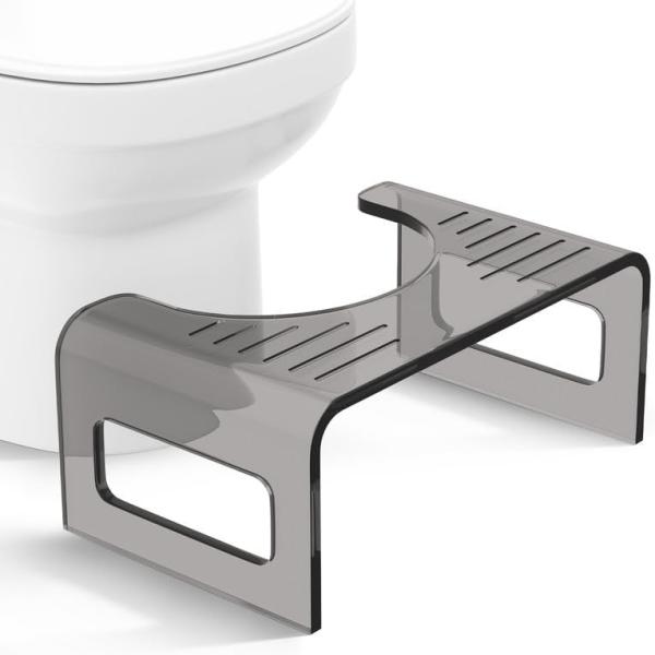 Kids And Adults 7 Height Acrylic Lucite Step Stool Custom Thick For Toilet Bathroom