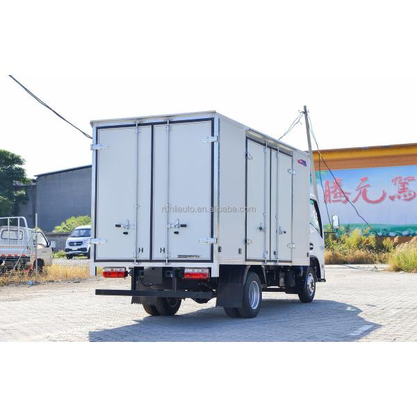 China Factory Supply  DFAC DongFeng 4X2  Petrol Small Mini Light Duty Box Cargo Truck Van Type Container Cargo Truck