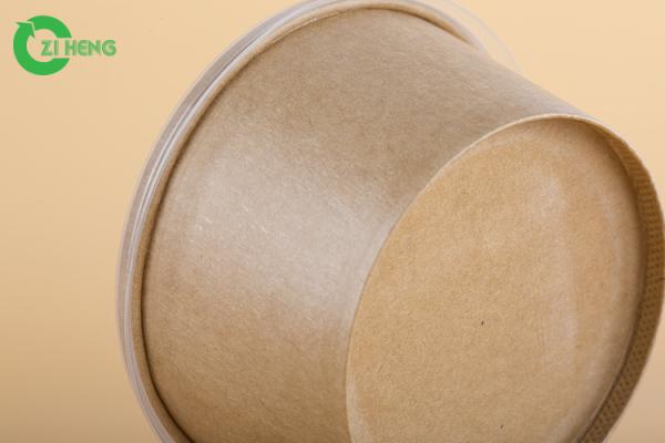 Durable 8 Oz Microwave Safe Disposable Bowls For Porridge Flexo Printing