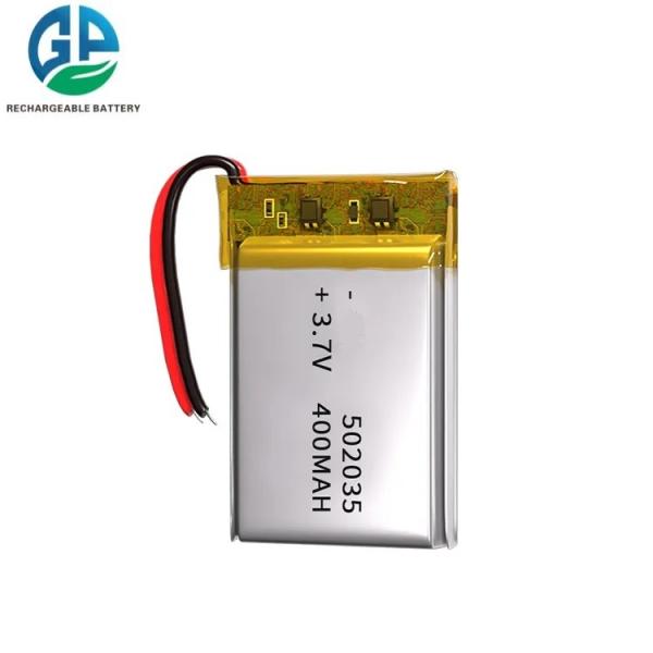 3.7V 400mAh 502035 Lithium Polymer Battery Rechargeable Li-Polymer Battery Pack