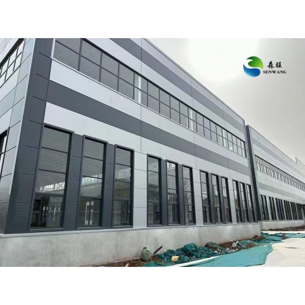 Earthquake Resistant 7~9 Grade Steel Structure Warehouse with Fireproof Waterproof Windproof Features and Solid H-shape Steel Beam