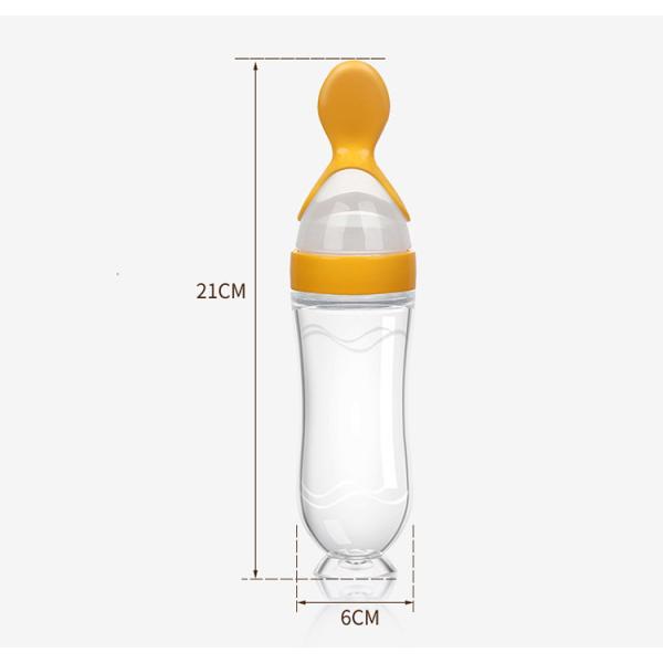 Baby Silicone Squeeze Spoon 90ml Children'S Food Complementary Bottle