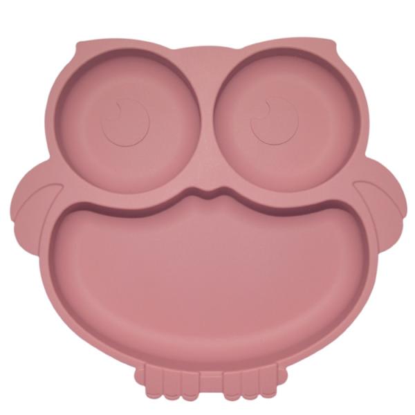 6 Pcs Silicone Baby Feeding Plates With Cup Bib Bowl Fork Spoon Nontoxic Food Tray Dishes