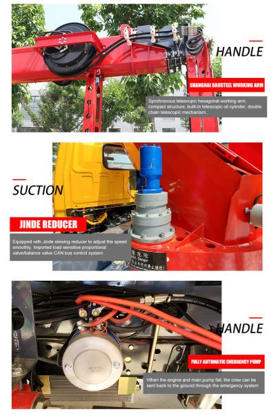 JAC Diesel Telescópico Boom Bucket Truck 22m Overhead working truck Euro 5