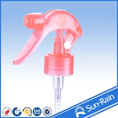 Custom Red chemical resistant trigger spray heads , bottle spray pump trigger