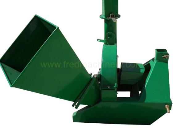4'' Chipping Capacity Pto Chipper Shredder Direct Drive 5 - 6cbm / H Working Efficiency
