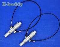 Conectores de cable circulares del acollador, Pin compatible de Lemo FNG 0B 1B 2B 2 - 26 conectores de cable masculinos multi de la soldadura del Pin poste
