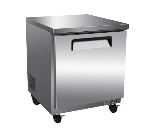 Energy Saving Commercial Undercounter Freezer Antirust Stainless Steel Materials