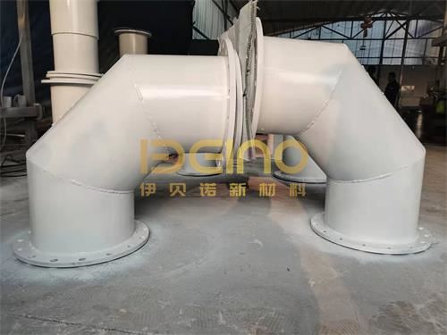Custom Wear Resistant Ceramic Pipe Ceramic Lined Bends For Power Generation