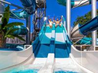 Parque de diversiones Paseos Equipo de la piscina Agua de mar Fibra de vidrio tobogán