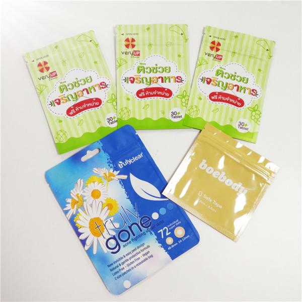 Саше мешка стойки MOPP пластиковое упаковывая прозрачное окно CMYK Pantone