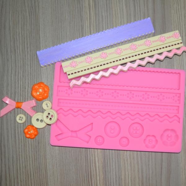 Cupcake Silicone Baking Utensils Diy Fondant Lace Moulds For Cake Decorating