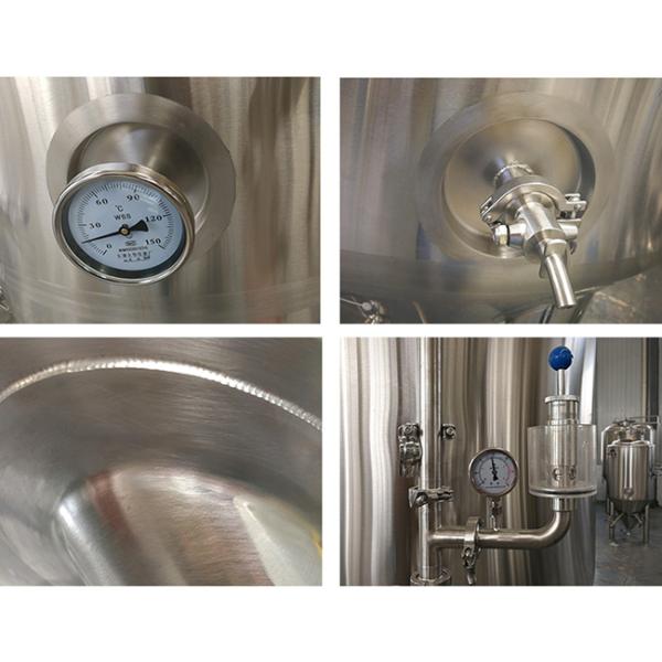 72 Cone Degree Stainless Steel Fermentation Tank , Brewery Fermentation Tanks
