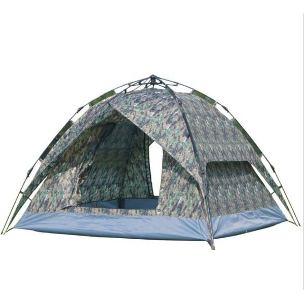 Fast Pitch Instant Camouflage Automatic Camping Tent for 3-4 Person Outdoor Hiking Camping and Picnic(HT6075)