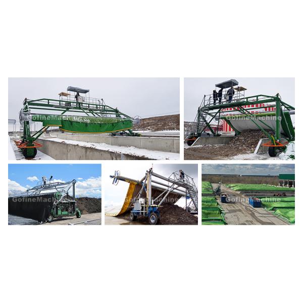 Машина для компостирования органических удобрений на 100% богатая питательными веществами и минералами