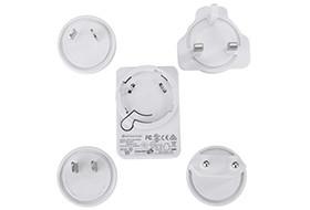 Input Protection 2 Amp Mobile Charger , Easy To Slip 12 Watt USB Charger