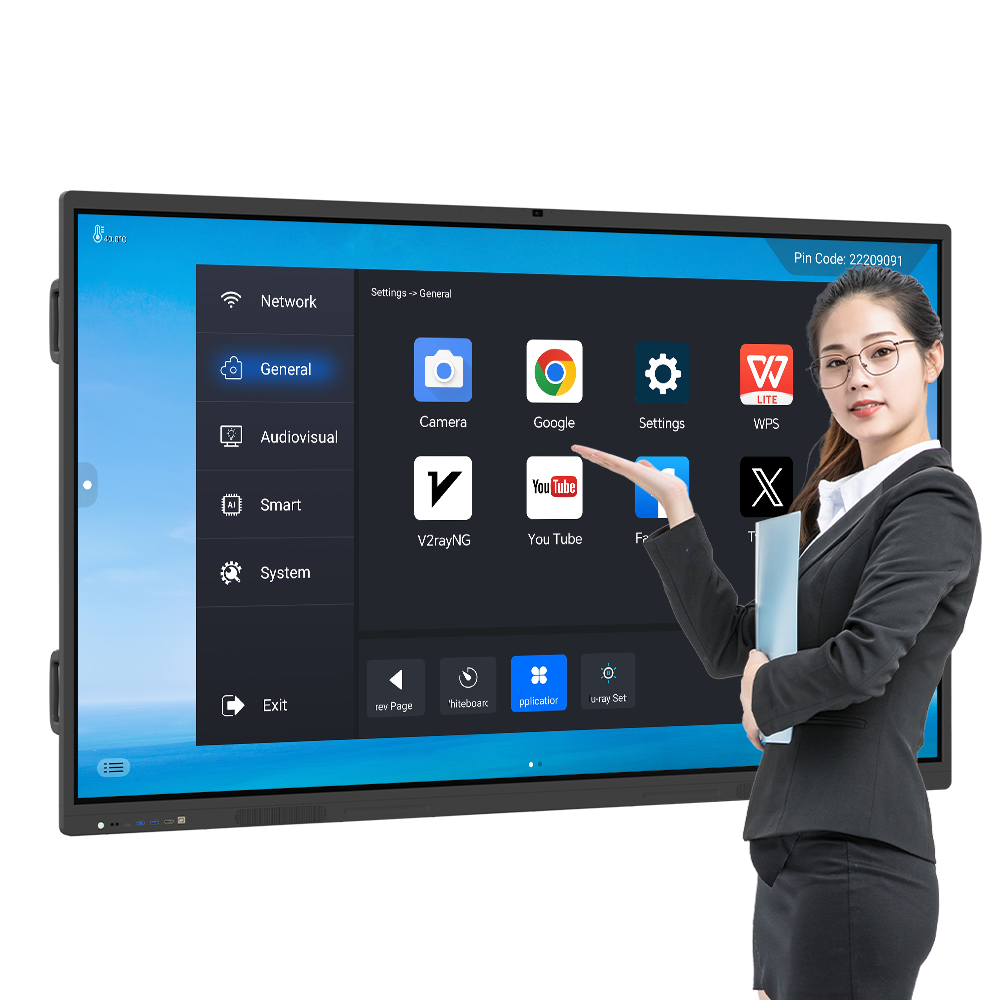 LCD Interactive Smart Board Touch Digital Whiteboard for Classroom Teaching and Business Conference
