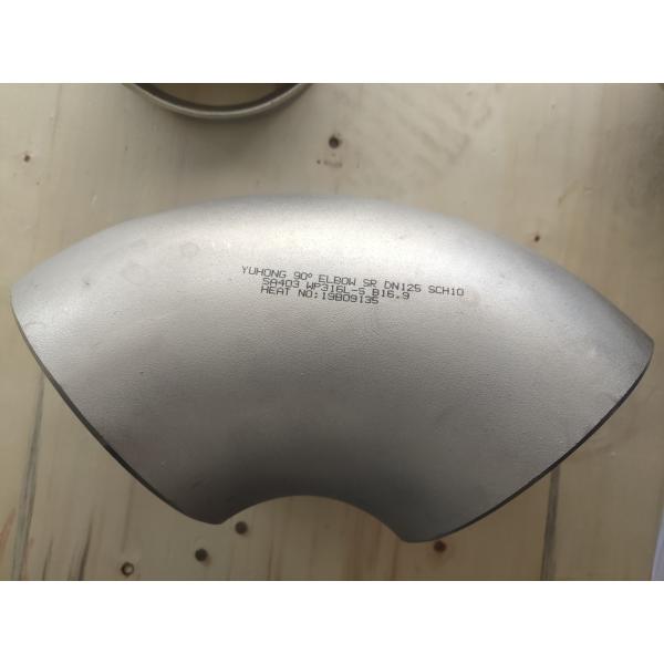 Локтя штуцеров 90°/45° сварного соединения встык ASME SA403 WP316L радиус стального длинный