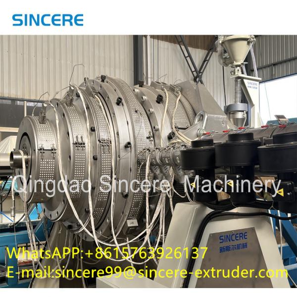 Machine d'extrusion de ligne de production de tuyaux en plastique PE PP PPR de grand diamètre