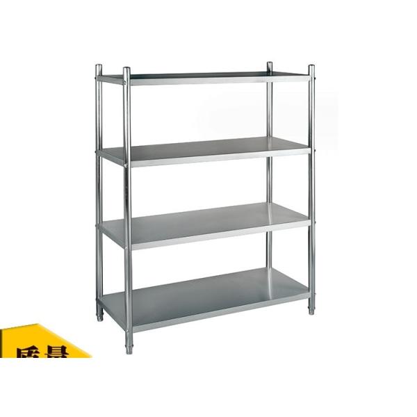 Stainless Steel 4-Layer Shelf for Storage All Flat Holding Panel 1800*500mm