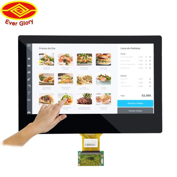 13.3 Inch Industrial Touch Panel PCAP Touch Screen Transparent Tempered Glass