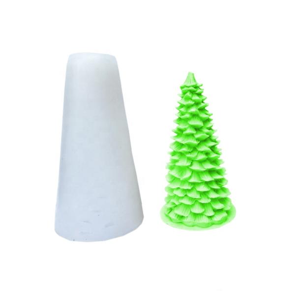 Многоразовая сосна прессформы свечи силикона формирует подгонянный для украшать торта