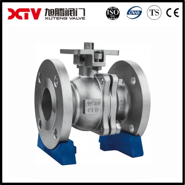 150-300lb API ANSI 10K-20K Flange Stainless Steel Pneumatic Actuator Flanged Ball Valve