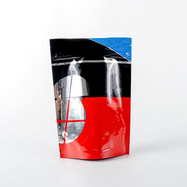 Whey Protein Bag with PVDC Coated KPET Moisture Proof Stand up Zip Lock Gravure Printing