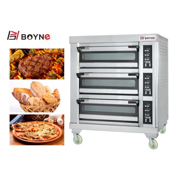 Печь пекарни подноса палубы 6 рекламы 3 микрокомпьютера верхнего сегмента нержавеющей стали электрическая