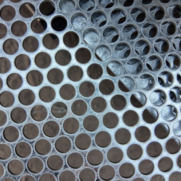 embossed Galvanized Perforated Metal Sheet 1000×2000mm 1.5mm Thick