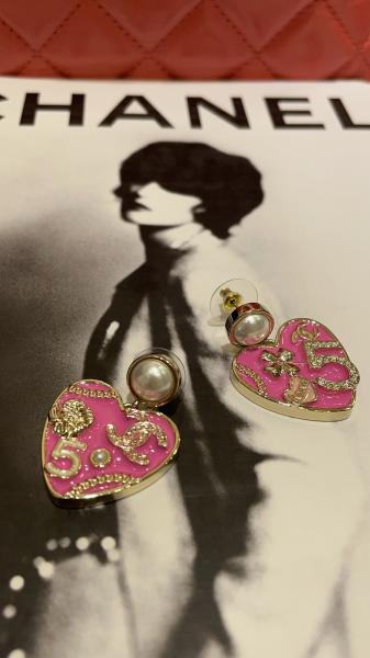 Pink Diamond Luxury Designer Earrings Anti Allergy Aesthetic Gold Luxury Earrings