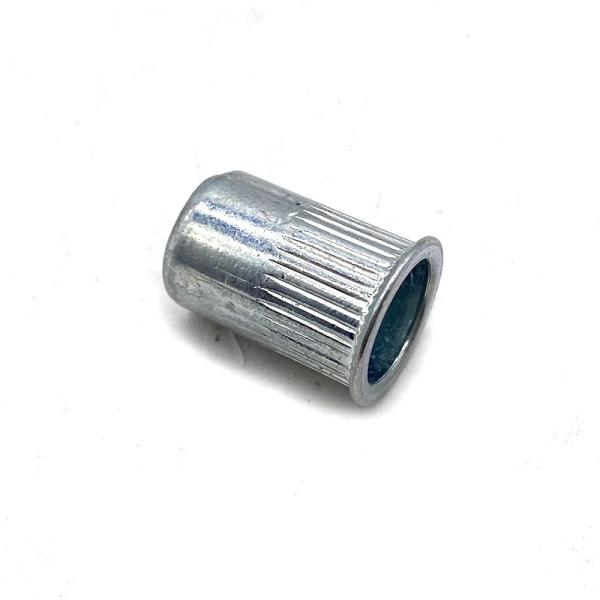 Flat White/Yellow Zinc Plated Carbon Steel Threaded Blind  Rivet Nuts